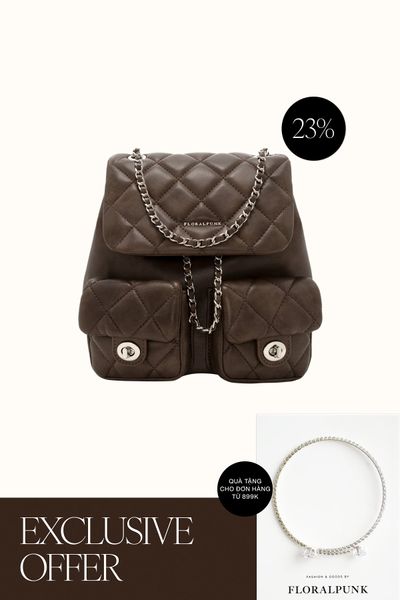 Balo Floralpunk Ivy Chain Backpack - Brown