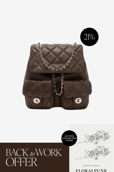 Balo Floralpunk Ivy Chain Backpack - Brown