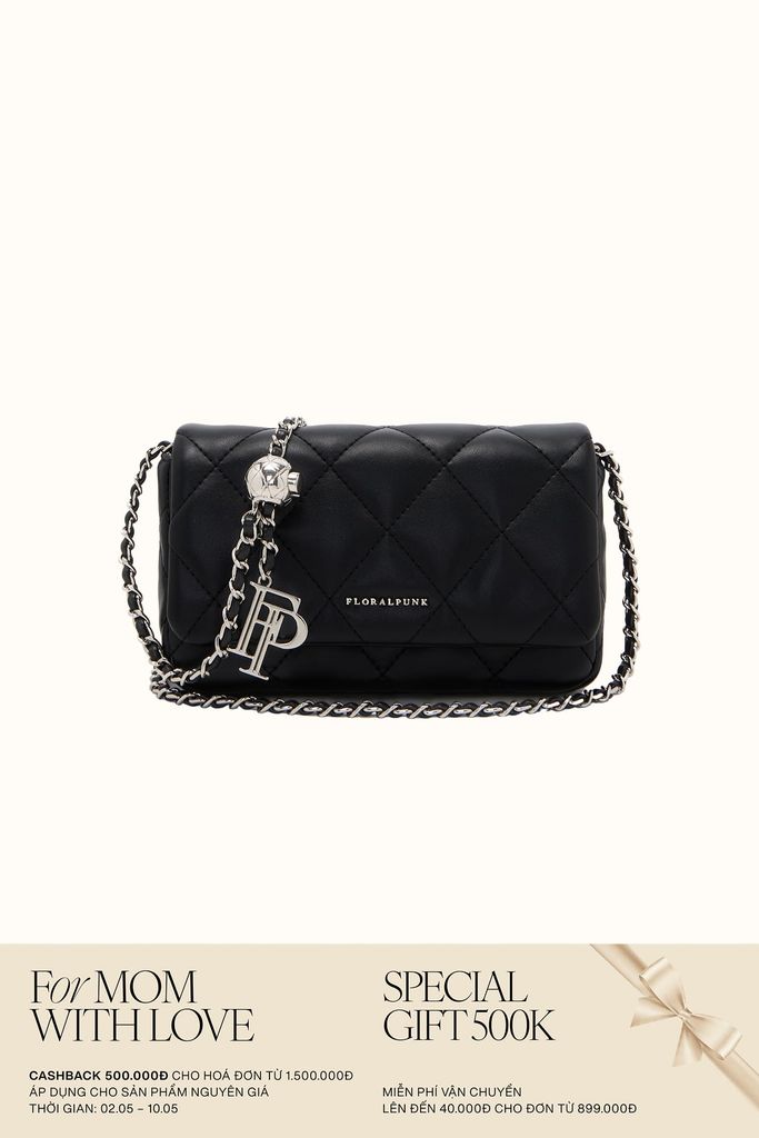 Túi Xách Floralpunk Ivy Chain Bag - Black