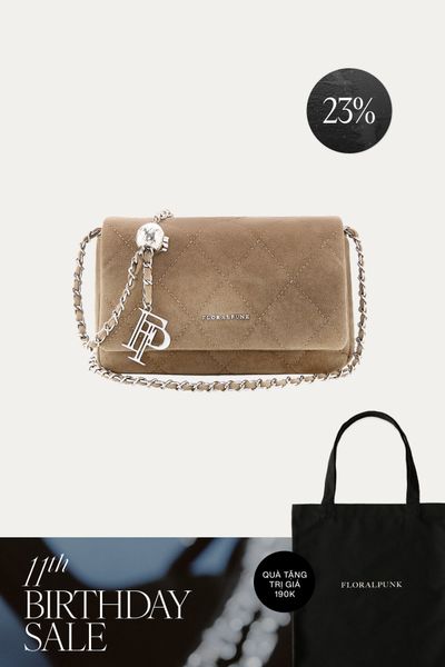 Túi Xách Floralpunk Ivy Chain Bag - Suede