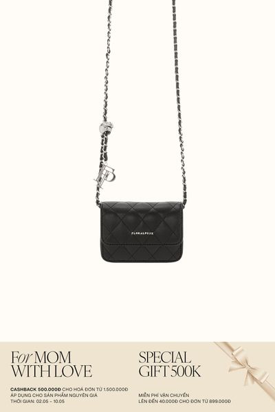 Túi Xách Floralpunk Ivy Chain Mini Black