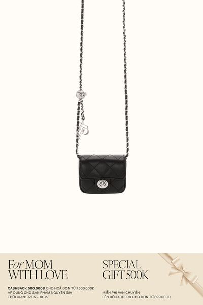 Túi Xách Floralpunk Ivy Chain Nano Black