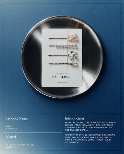 Kẹp Tóc Floralpunk Ines