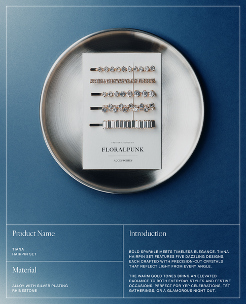 Kẹp Tóc Floralpunk Tiana