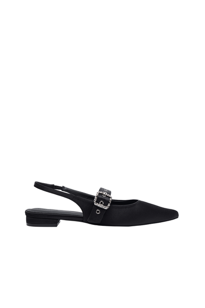 Giày Bệt Floralpunk Mary Pointy - Satin