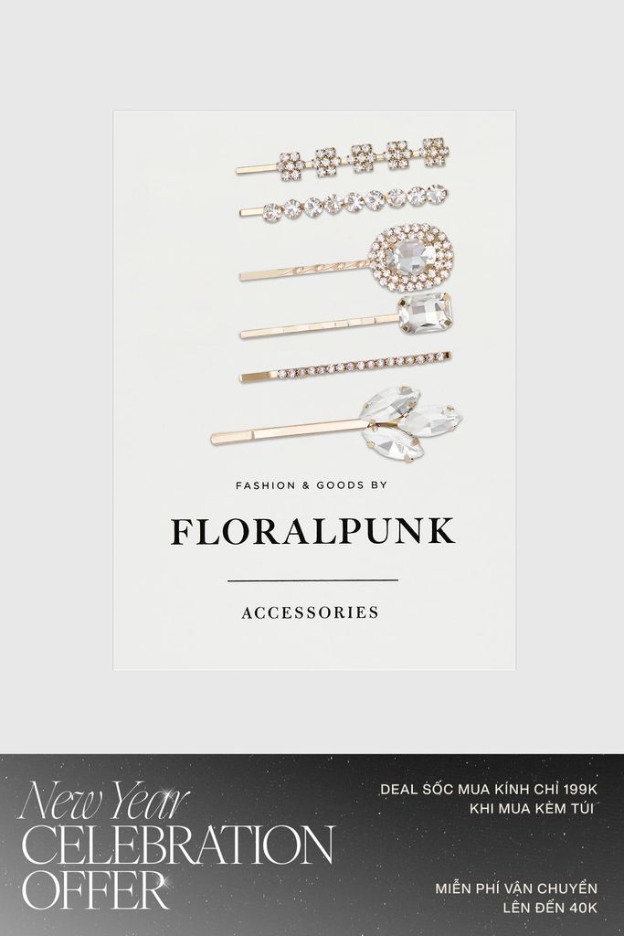 Kẹp Tóc Floralpunk Renee