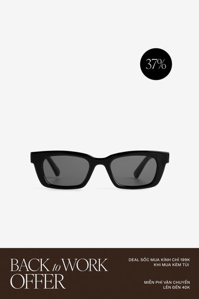 Mắt Kính Floralpunk Row Sunglasses - Black