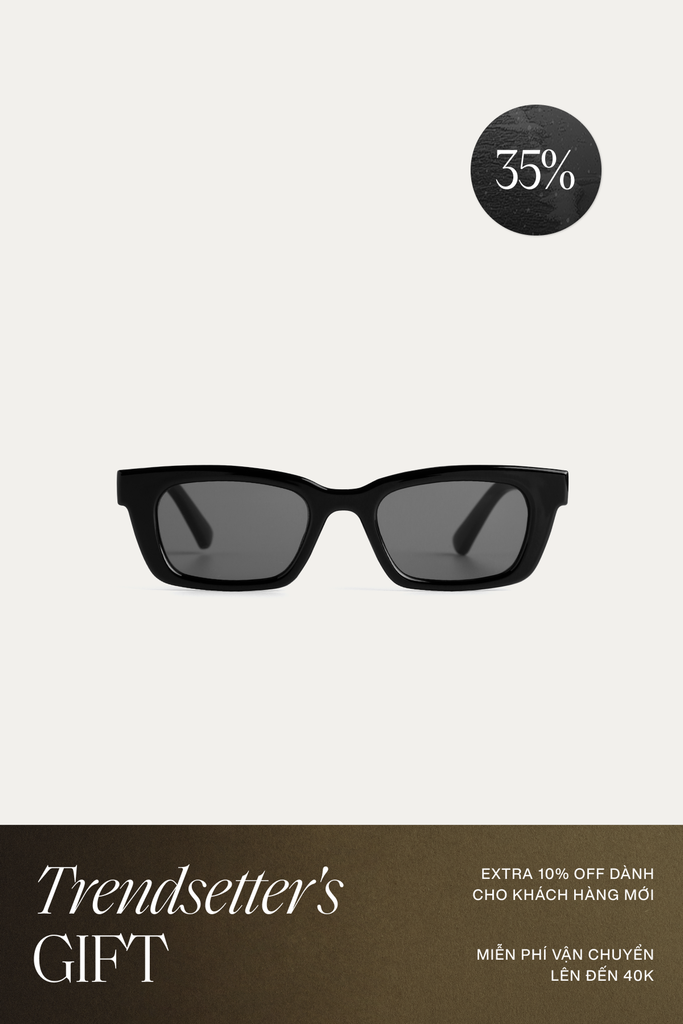Mắt Kính Floralpunk Row Sunglasses - Black