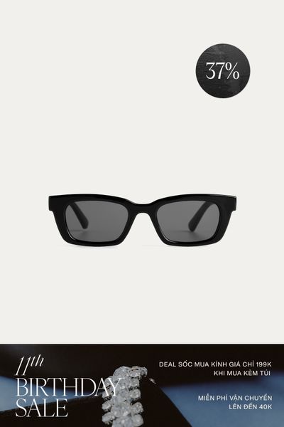 Mắt Kính Floralpunk Row Sunglasses - Black