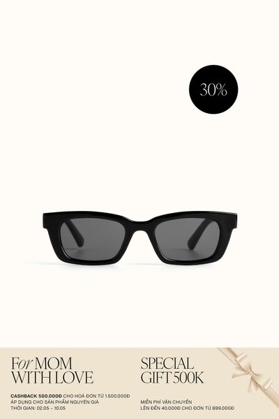 Mắt Kính Floralpunk Row Sunglasses - Black