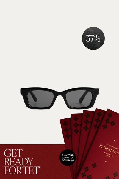 Mắt Kính Floralpunk Row Sunglasses - Black