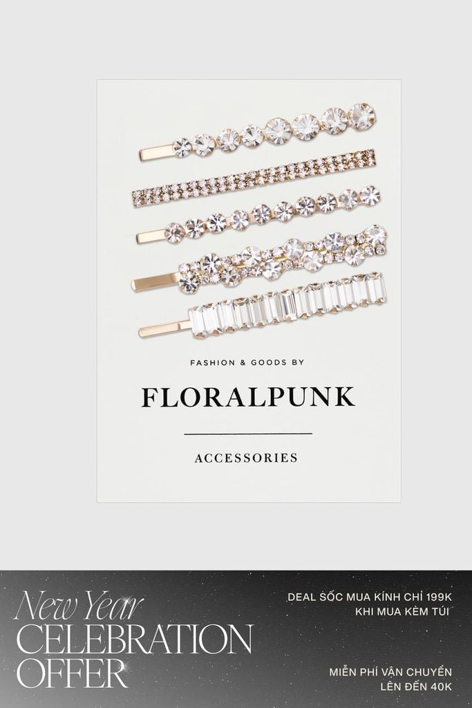 Kẹp Tóc Floralpunk Tiana