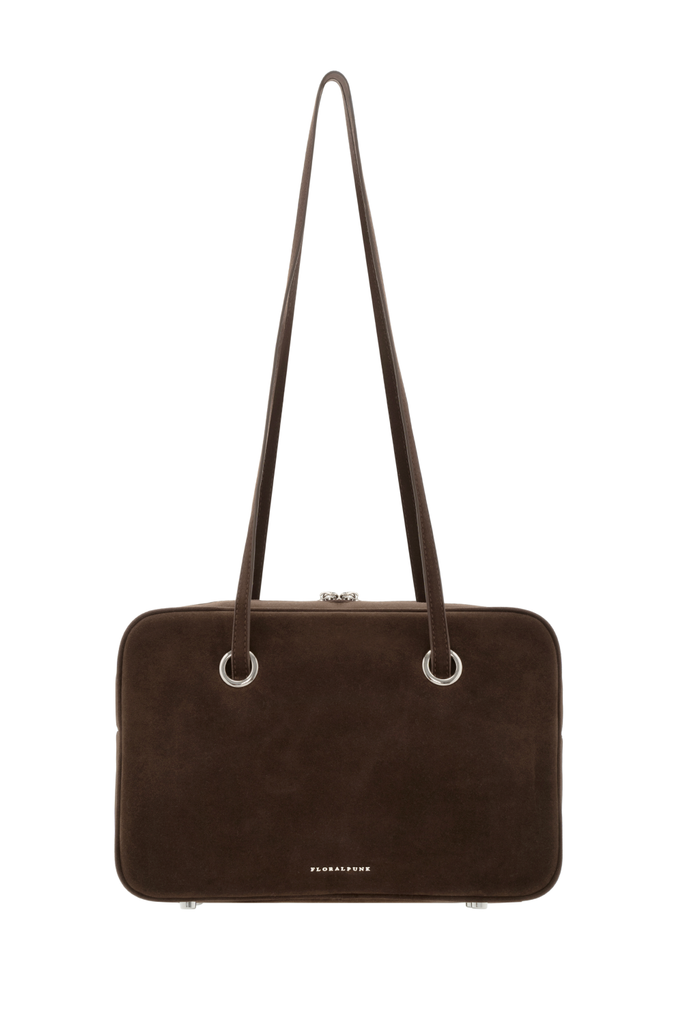 Túi Xách Floralpunk Berlin Pocket Box Bag - Suede Brown