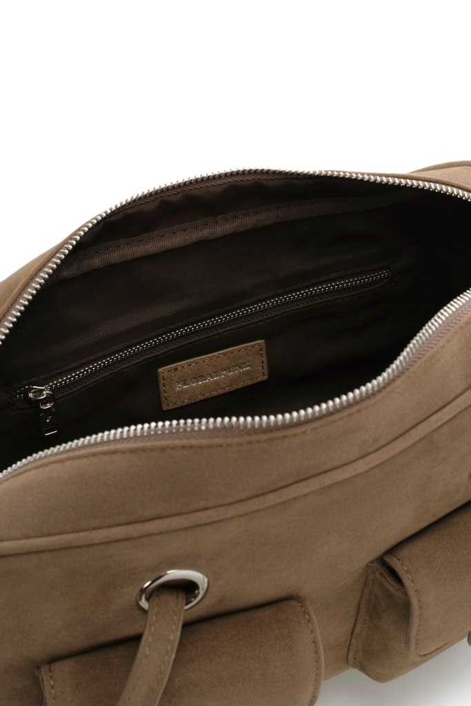 Túi Xách Floralpunk Berlin Pocket Box Bag - Suede Teddy