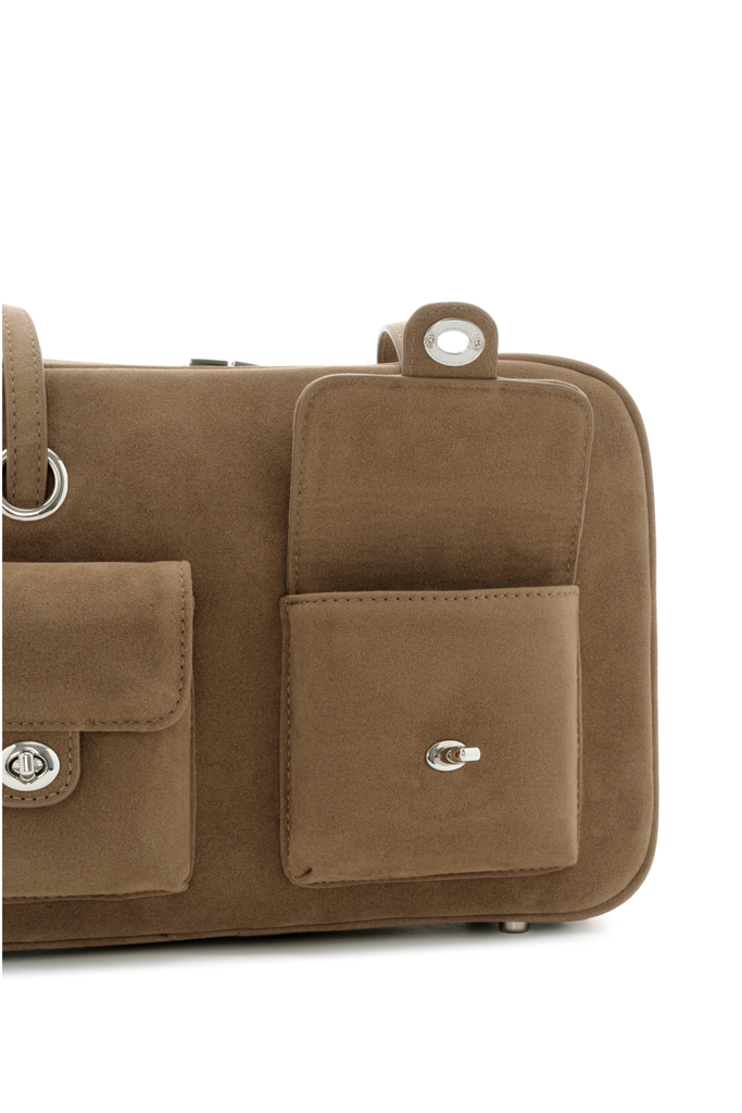 Túi Xách Floralpunk Berlin Pocket Box Bag - Suede Teddy