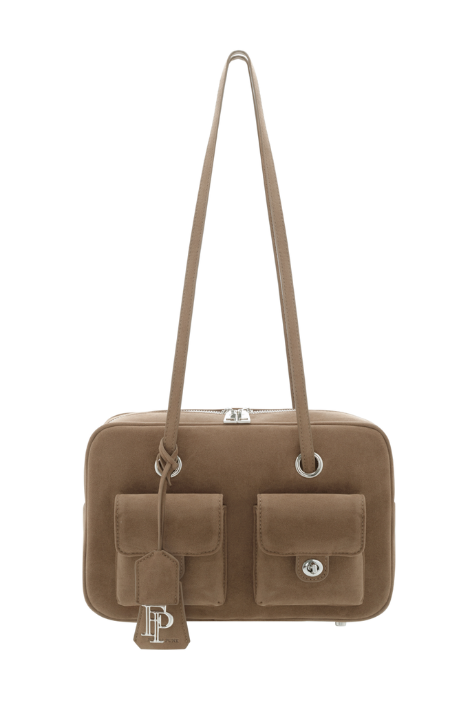 Túi Xách Floralpunk Berlin Pocket Box Bag - Suede Teddy