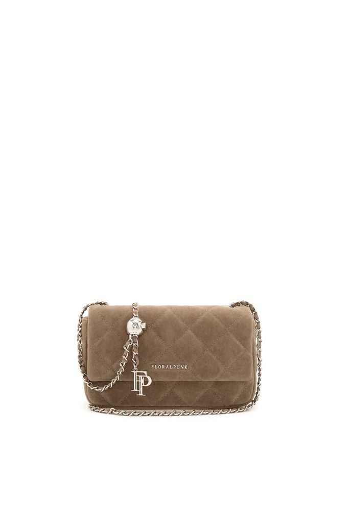Túi Xách Floralpunk Ivy Chain Bag Small - Suede Teddy