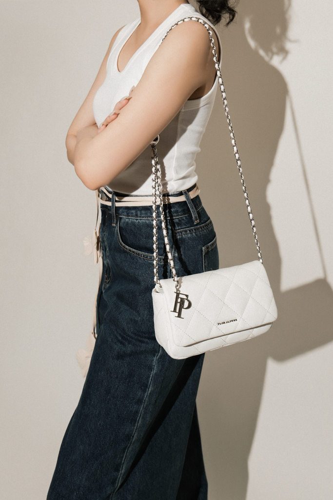Túi Xách Floralpunk Ivy Chain Bag - White
