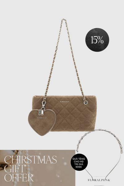 Túi Xách Floralpunk Yvonne Bag - Suede Teddy