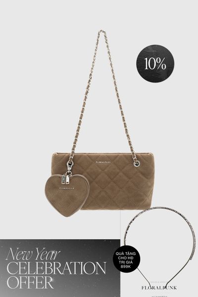 Túi Xách Floralpunk Yvonne Bag - Suede Teddy