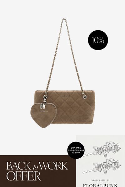 Túi Xách Floralpunk Yvonne Bag - Suede Teddy