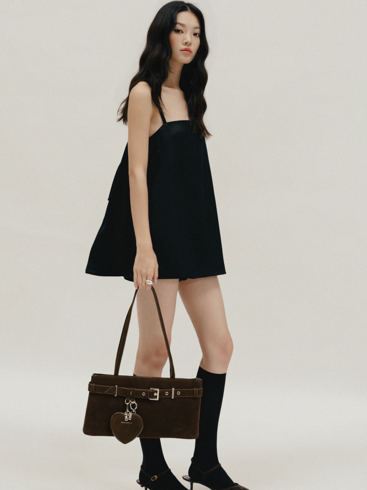 Túi Xách Floralpunk Belt Bag - Suede Brown