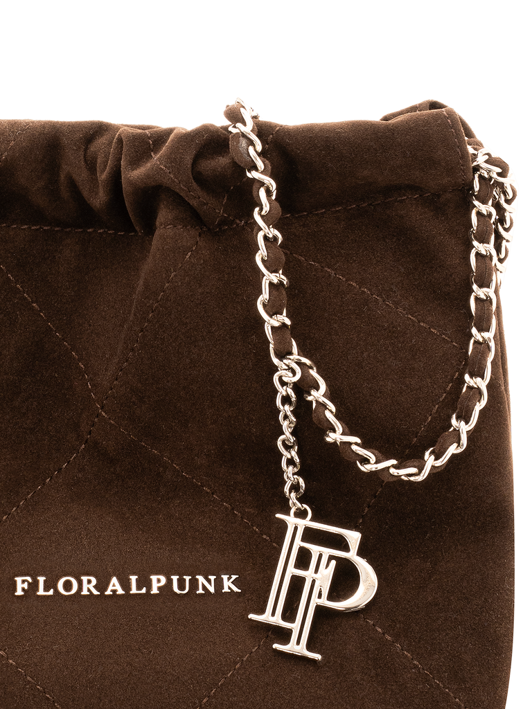 Túi Xách Floralpunk Brooklyn Mini Suede Brown