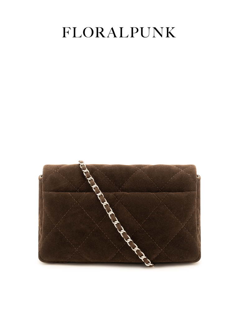 Túi Xách Floralpunk Ivy Chain Bag Suede Brown