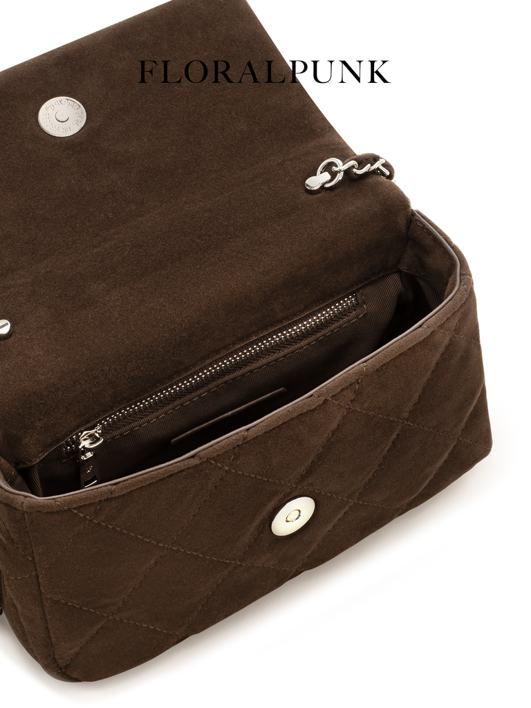 Túi Xách Floralpunk Ivy Chain Bag Suede Brown