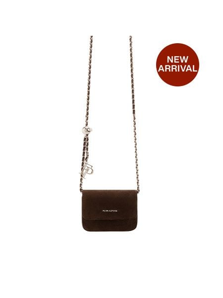 Túi Xách Floralpunk Ivy Chain Mini Suede Brown