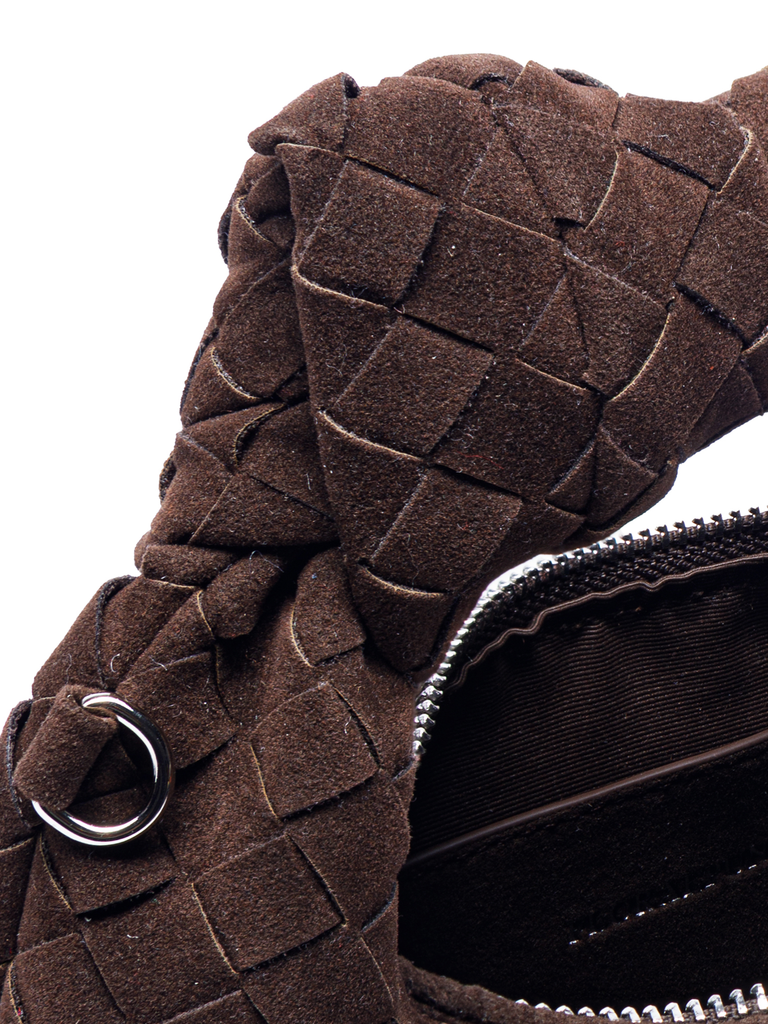 Túi Xách Floralpunk Woven Buffy Suede Brown