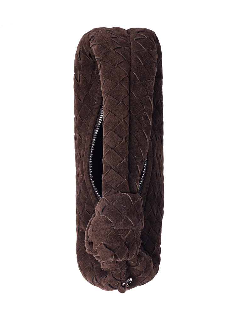 Túi Xách Floralpunk Woven Buffy Suede Brown