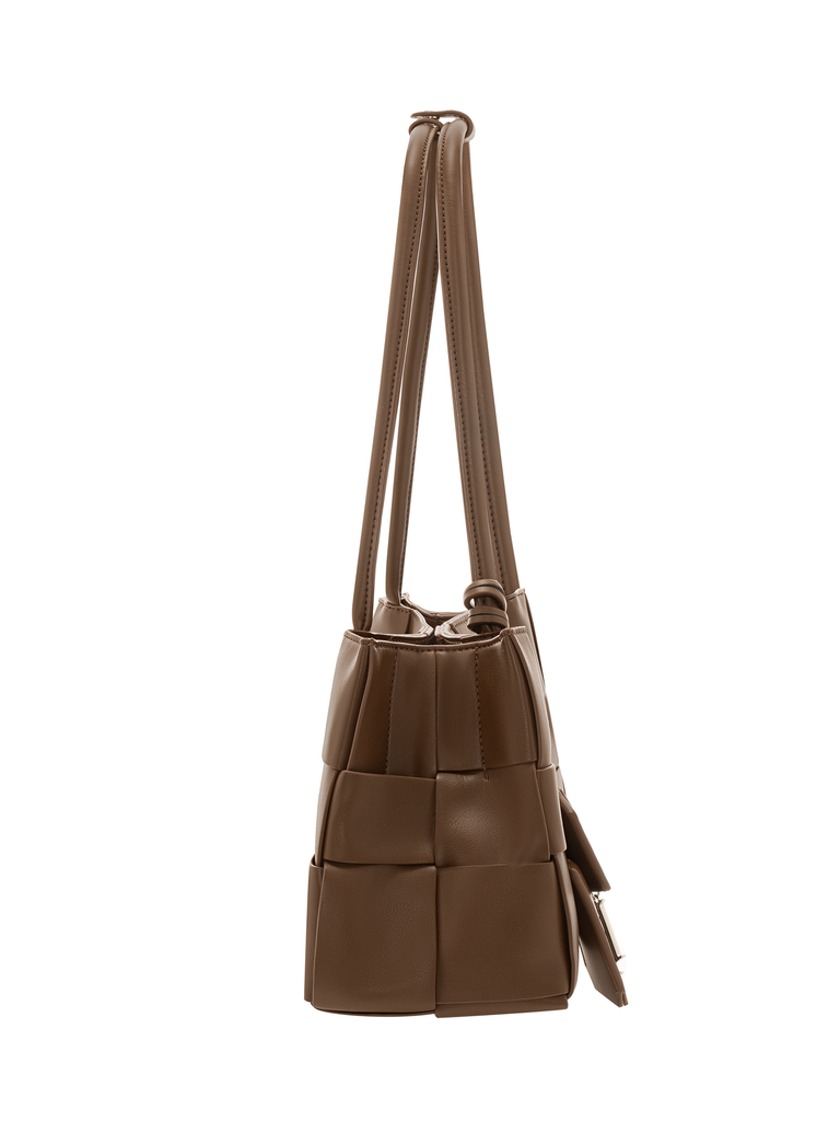 Túi Xách Floralpunk Woven Long Handle Brown