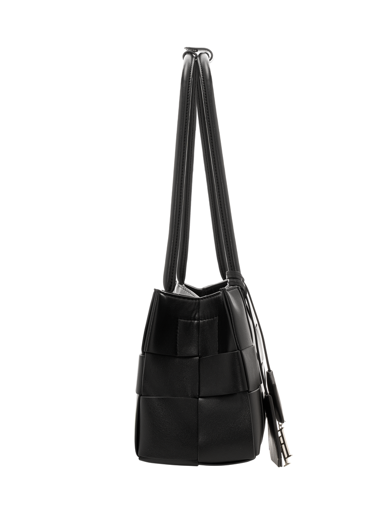 Túi Xách Floralpunk Woven Long Handle Black