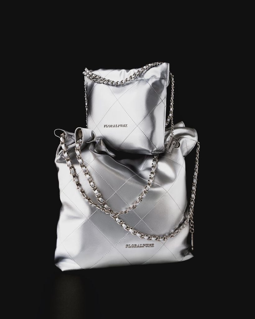Túi Xách Floralpunk Brooklyn Shopper Quilted - Silver