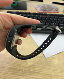 Đồng hồ Sport watch - dây cao su màu đen - mặt kính màu trắng