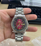 Hàng lướt 50% - Đồng hồ STARKE - SK044BM - Dây kim loại màu trắng - mặt kính màu hồng- bị sướt màn hình, kim bị gỉ