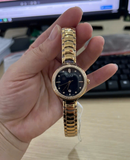 Hàng mới 100% - Đồng hồ CITOLE CT5227L - dây kim loại màu vàng - mặt màu đen