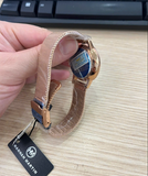 Hàng mới 100% - Đồng hồ HANNAH MARTIN - 1073BWFF - Dây kim loại màu vàng - mặt màu vàng