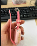 Hàng Lướt 70% Đồng hồ thông minh màn hình cảm ứng - dây cao su màu hồng - không lên nguồn - màn hình màu đen