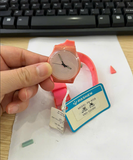 Hàng lướt 40% - Đồng hồ PASNEW - PN401B dây màu hồng - mặt màu hồng