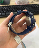 Lướt 70% Đồng hồ PASNEW - PSE489 - dây cao su màu xanh - không lên nguồn - mặt kính trắng