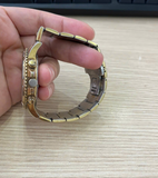 Hàng lướt 70% - Đồng hồ SUNRISE-DM762SWA-dây kim loại màu vàng - mặt màu trắng