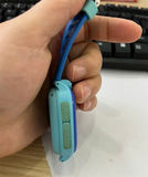 Hàng Lướt 30% Đồng hồ thông minh màn hình cảm ứng - dây cao su màu xanh - không lên nguồn - màn hình màu đen