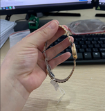 Hàng mới 100% - Đồng hồ CITOLE CT5227L - dây kim loại màu vàng - mặt màu đen