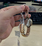 Hàng mới 100% - Đồng hồ CITOLE CT5227L - dây kim loại màu vàng - mặt màu đen