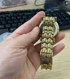 Hàng lướt 70% - Đồng hồ SUNRISE - 1115SA - dây kim loại màu vàng - mặt màu trắng