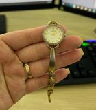 Hàng lướt 20% Đồng hồ SUNRISE SWISS SL6616XA dây kim loại màu vàng, mặt kính màu vàng