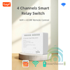 Công Tắc Tiếp Điểm Khô Wifi 4 Cổng Tuya 4CH Mini