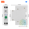 Công Tắc Wifi/ Zigbee Tuya 63A Bảo vệ Quá Áp Thấp Áp Quá Dòng Có Đo Công Suất CB6v3